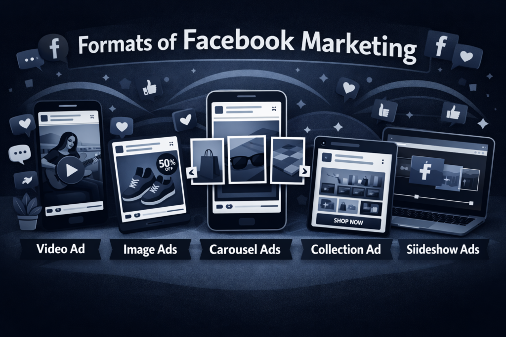 Formats of Facebook Marketing
